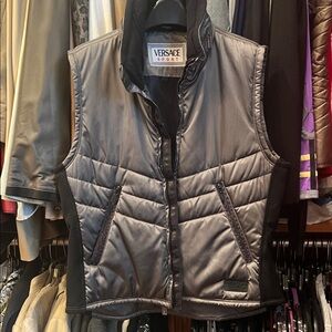 Versace Sport Metallic Gray Vest